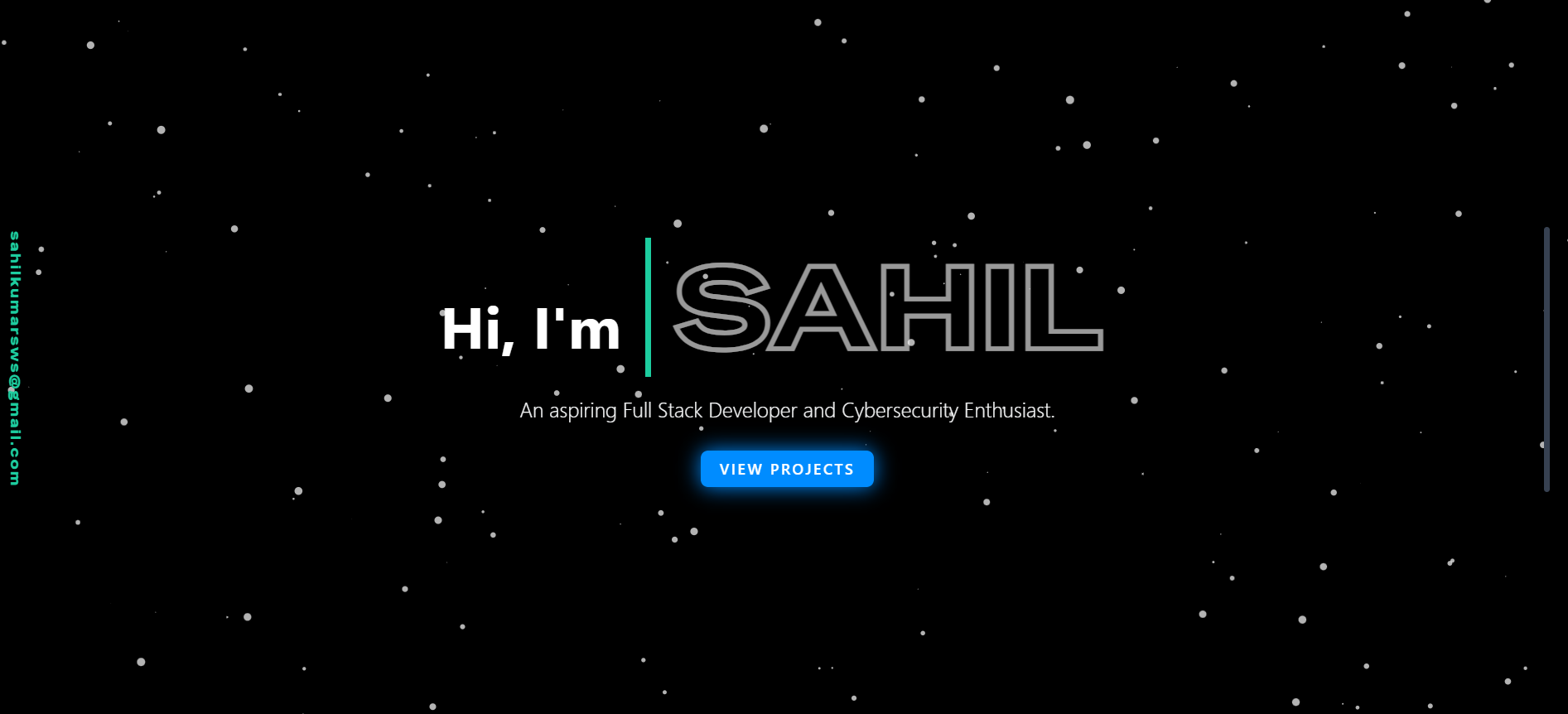 Portfolio Website Screenshot